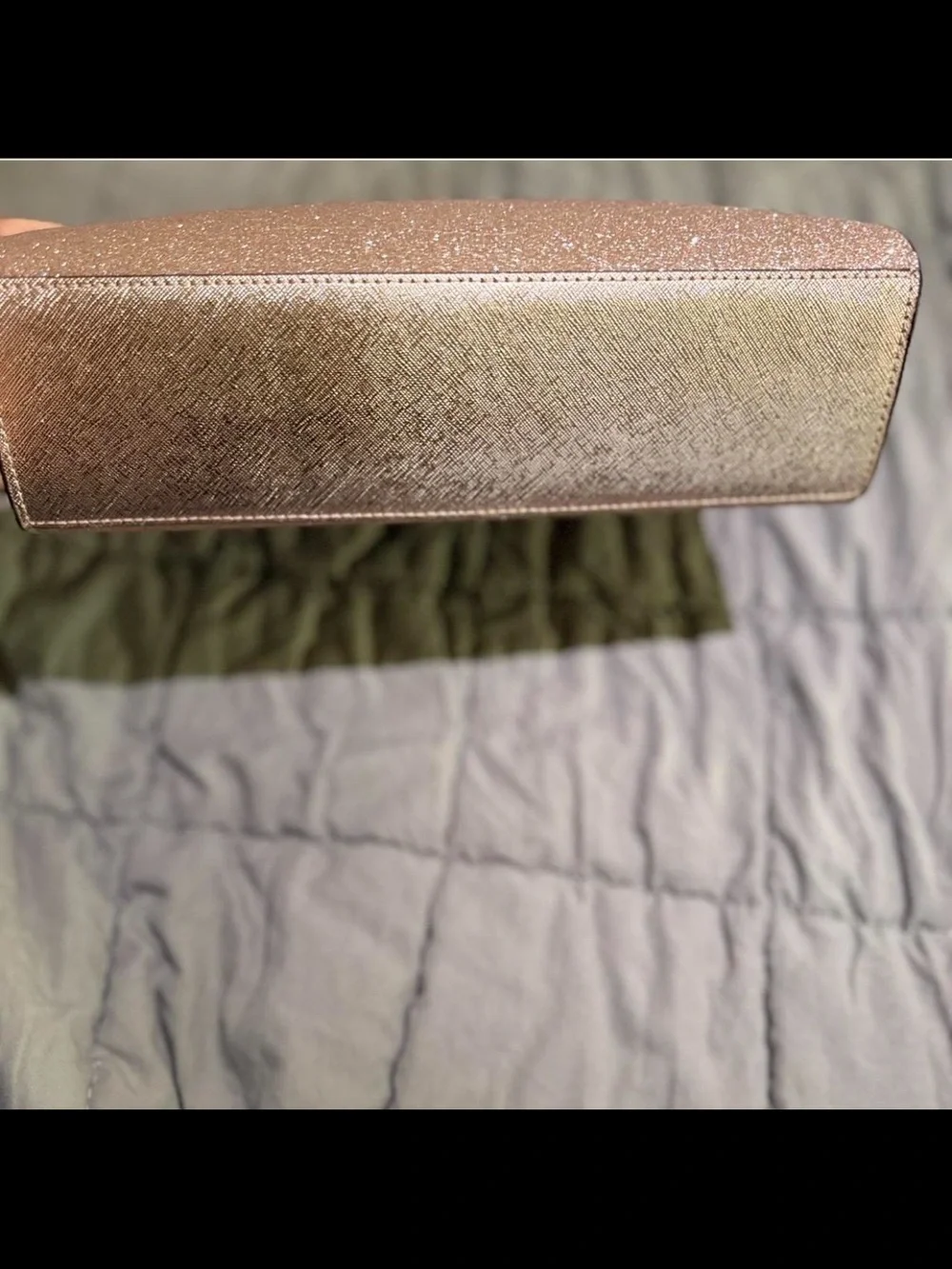 Sparkle Tote Bag in Rose Gold - Women's Handbag
